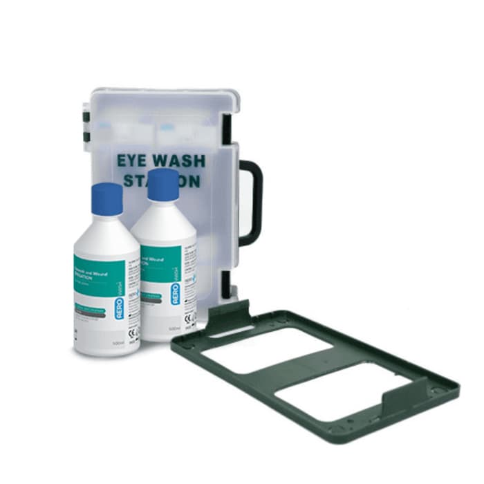 RS PRO Wall Mounted Eye Wash Station, 500 ml