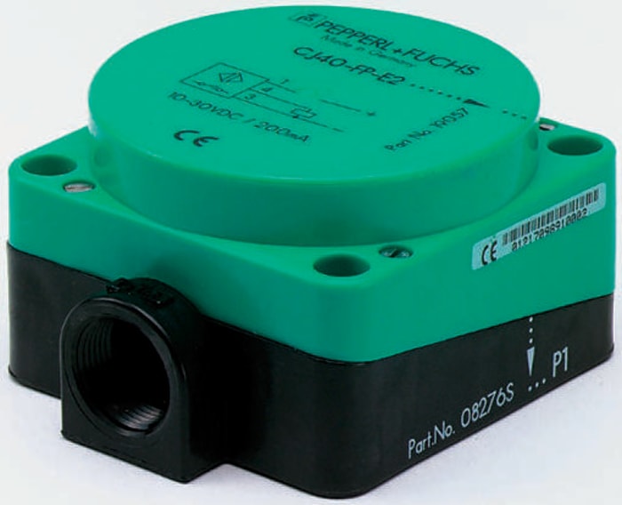 Pepperl + Fuchs Block-Style Proximity Sensor, 40 mm Detection, PNP-NO/NC Output, 20 → 253 V ac, IP65