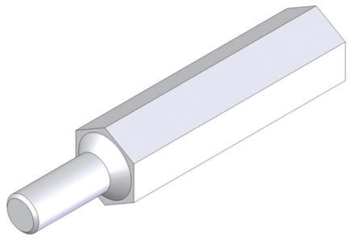 Essentra Standoff, M4 Thread, 30mm Body, Brass, Female/Female
