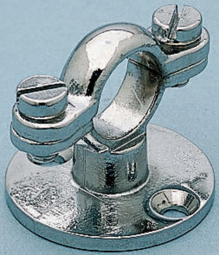 Chrome plated wall plate bracket,22mm