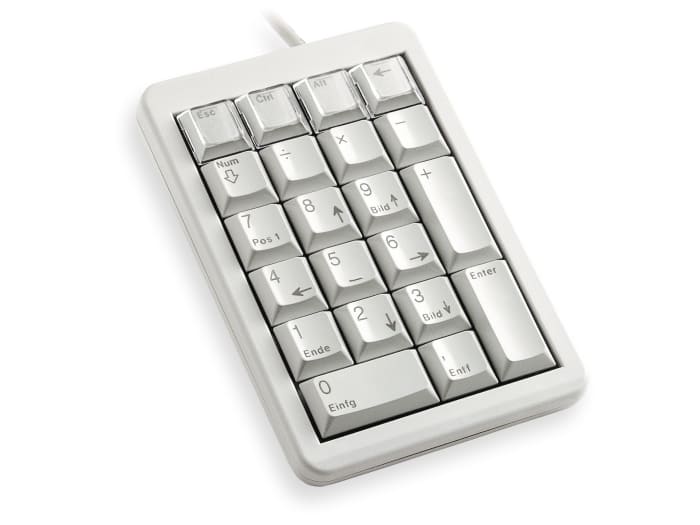 CHERRY G84-4700LUCDE-2 KEYPAD USB SLIM LINE, Black