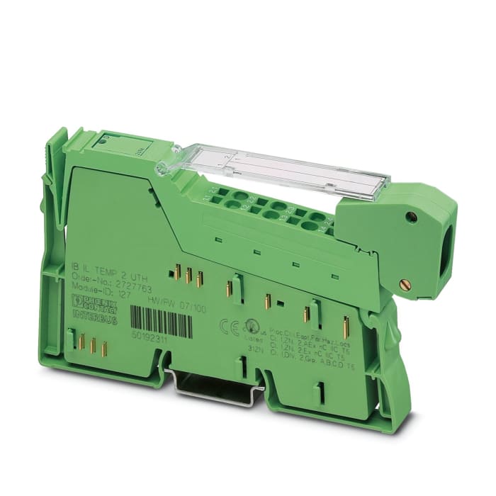 Módulo de temperatura Phoenix Contact IB IL, 7,5 Vdc, 2 entradas tipo UTH analógico