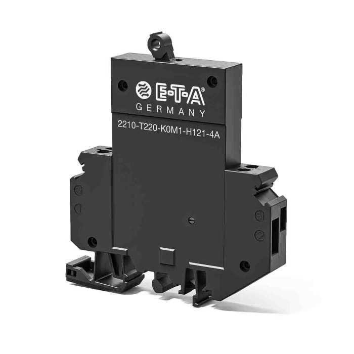 ETA Thermal Magnetic Circuit Breaker - 2210 Single Pole DIN Rail Mount, 2A Current Rating