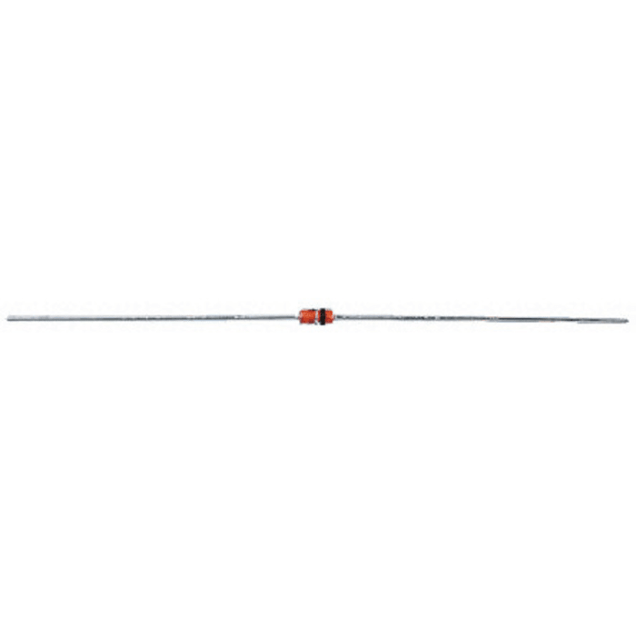 Diode Zener Nexperia, 75V, Traversant, dissip. ≤ 500 mW DO-35