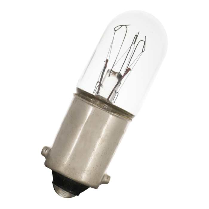 Bailey Electric & Electronics bv BA9s Filament Indicator Lamp, Clear, 130 V, 20 mA, 5000h