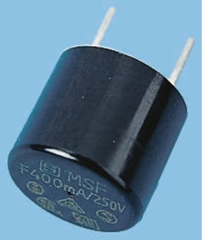 Schurter PC Board Non Resettable Fuse, Radial 200mA, 250V ac