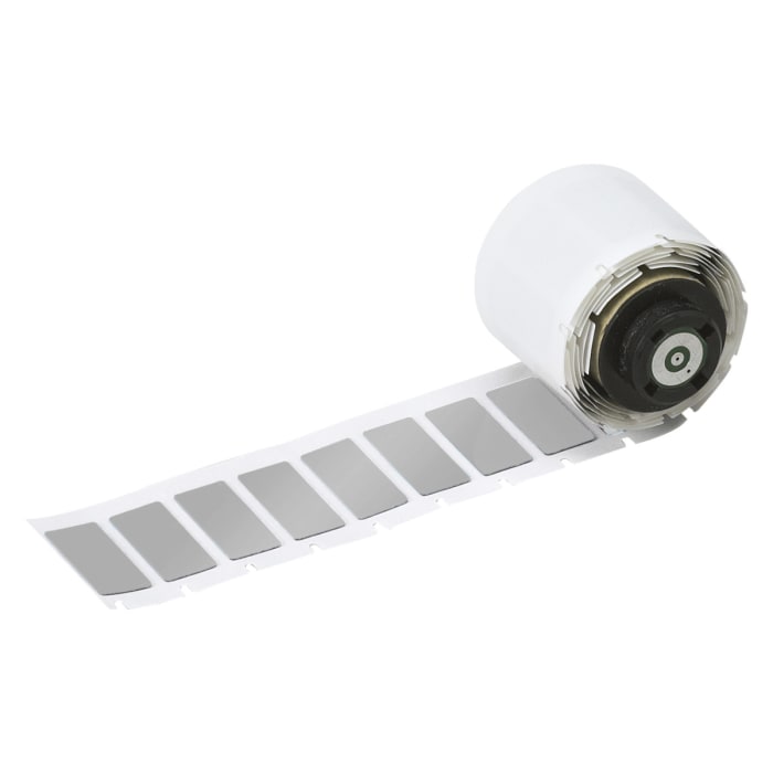 Brady B-7593 Silver Label, 27.00mm Width, 12.45mm Height, 250 Qty