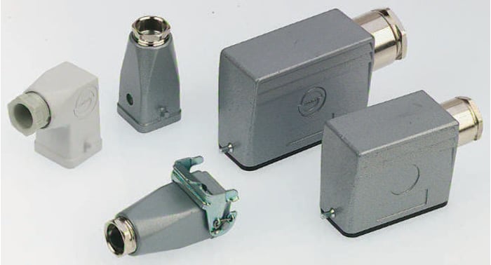 EPIC H-A Heavy Duty Power Connector Hood, 10 Contacts, M20 Thread