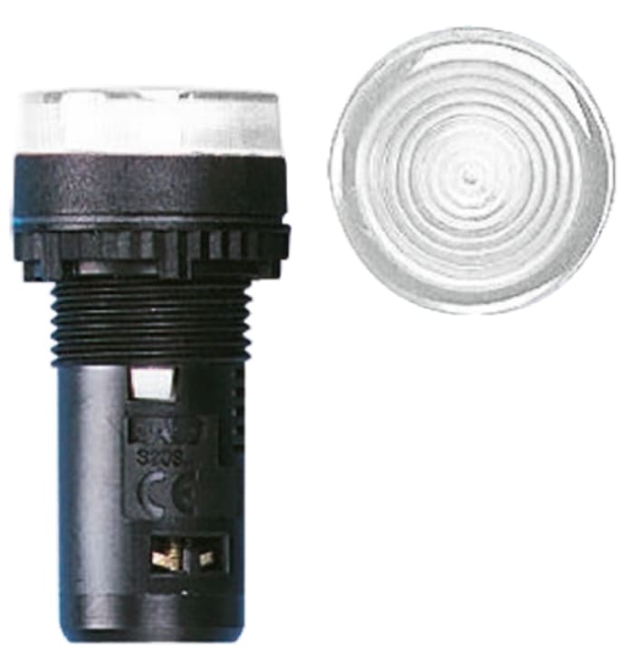 BACO White Incandescent, Neon Pilot Light, IP65