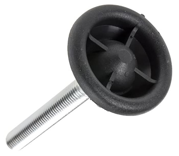 Nu-Tech Engineering PA Reinforced Nylon Adjustable Foot, 450kg Static Load Capacity 10° Tilt Angle