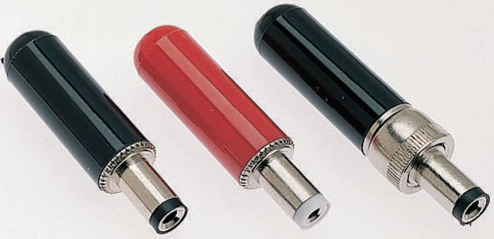 Fiche d'alimentation CC, 5.0A, Montage sur câble, 43.18mm
