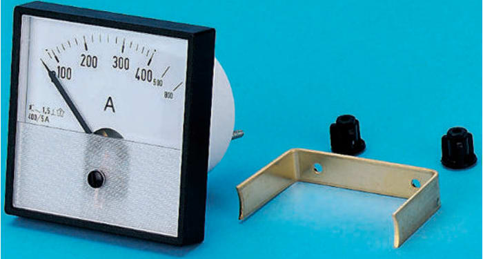HOBUT Analogue Panel Ammeter 0/200/400A For 200/5A CT AC, 72mm x 72mm Moving Iron
