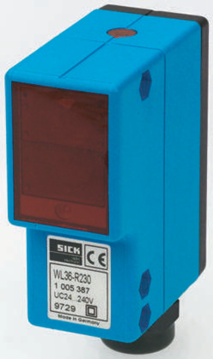 Sick Retroreflective Photoelectric Sensor, Block Sensor, 22 m Detection Range