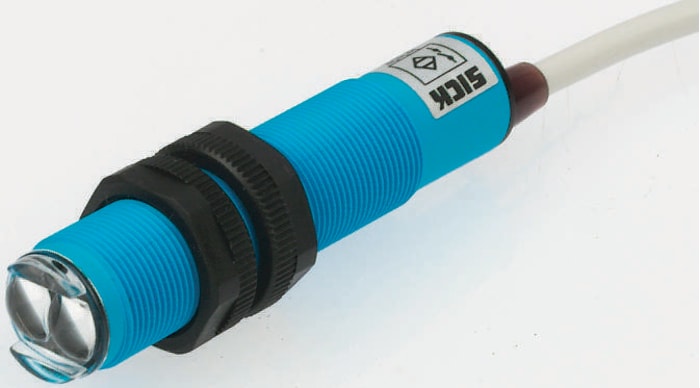 SICK Retroreflective Photoelectric Sensor, Barrel Sensor, 5 mm → 3.5 m Detection Range