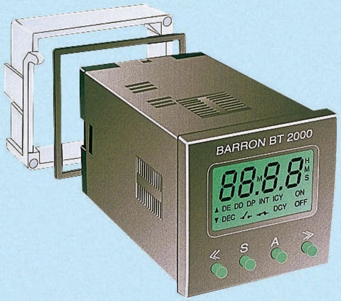 SPDT 6 function timer,12-260Vac/dc