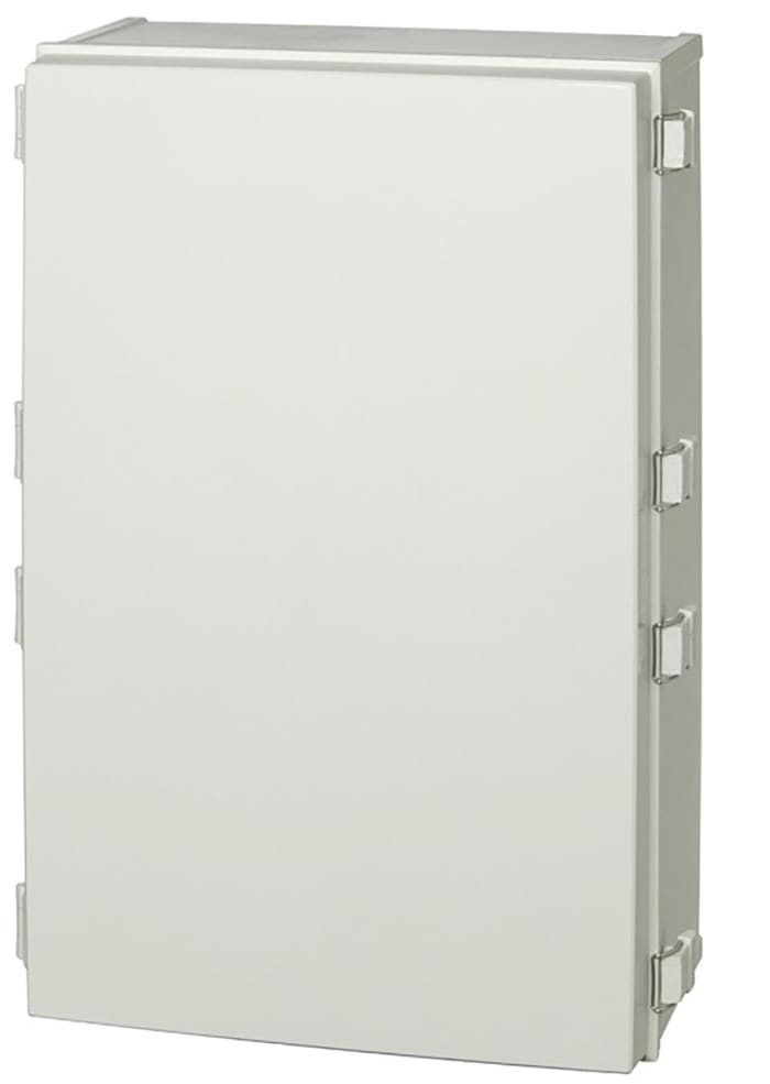 Coffret mural Fibox CAB PC en Polycarbonate, Hauteur 600 mm, Largeur 400 mm, Profondeur 220mm, Gris, IP65