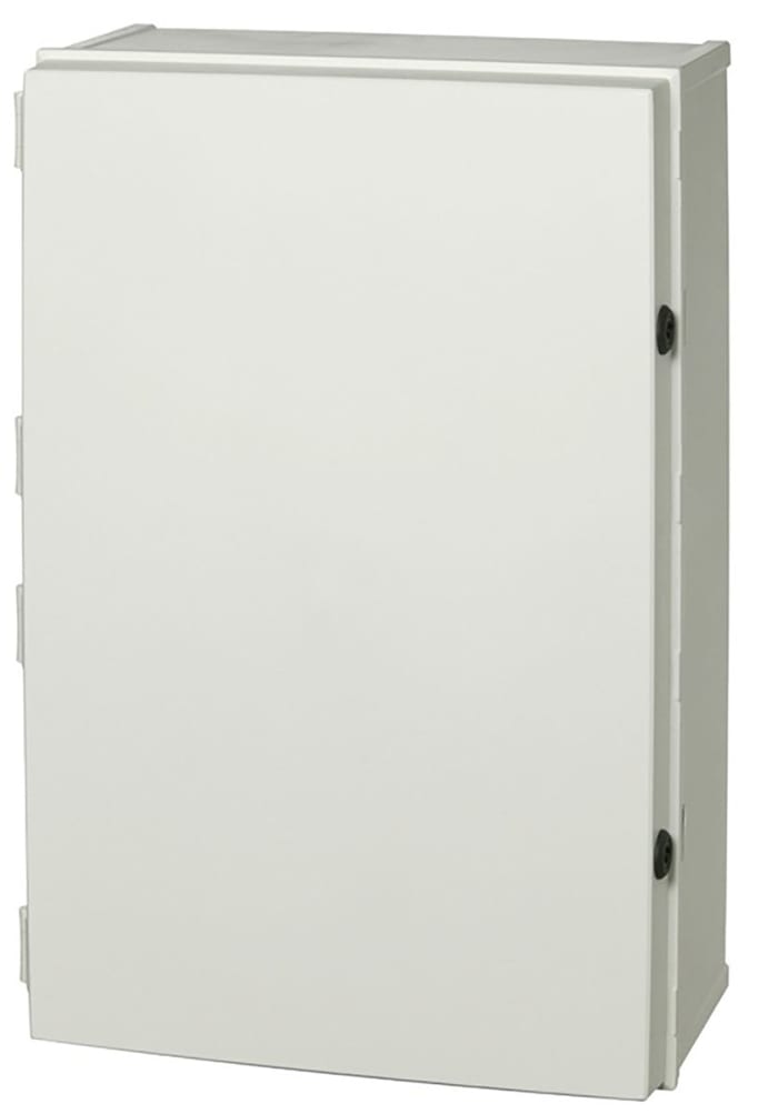 Coffret mural Fibox CAB PC en Polycarbonate, Hauteur 600 mm, Largeur 400 mm, Profondeur 220mm, Gris, IP65