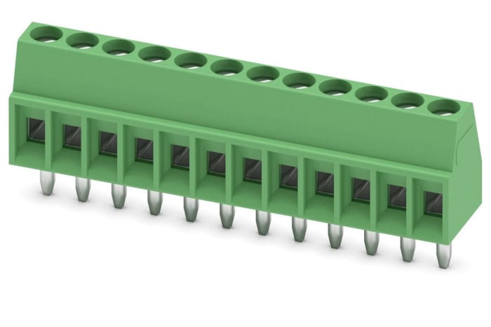 Svorková lišta PCB, řada: MPT 0.5/12-2.54, rozteč: 2.54mm, počet řad: 1, počet kontaktů: 12, orientace těla: Rovný,