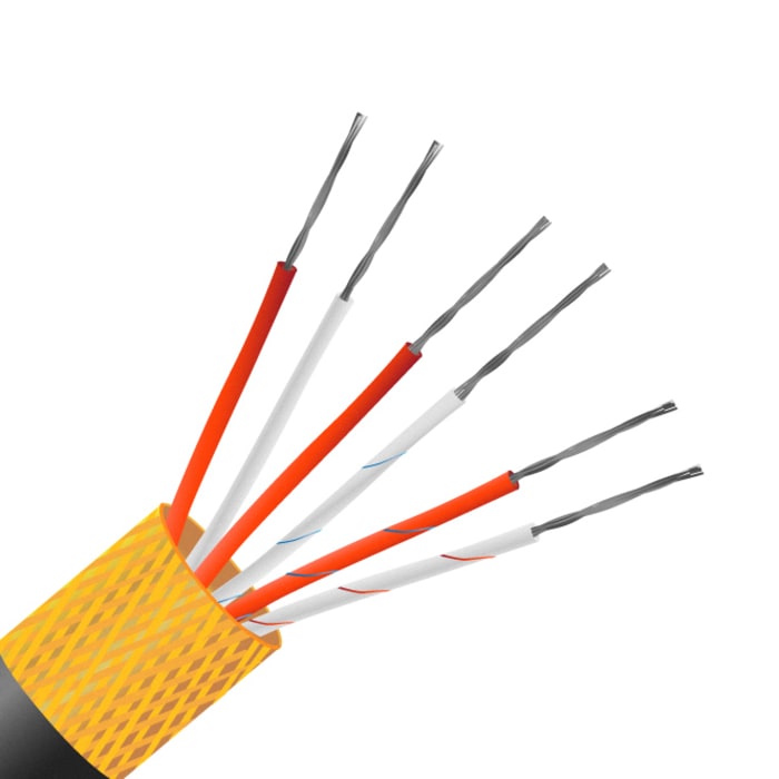 RS PRO, 25m, Termokupl Uzatma Kablosu, RTD Tipi, PVC Yalıtımlı, 4 Damarlı, -10 → +105°C, Ekranlı