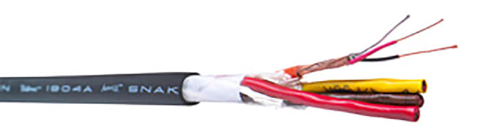 Belden, 0.21 mm² CSA, 9.45mm od, 76m, Black