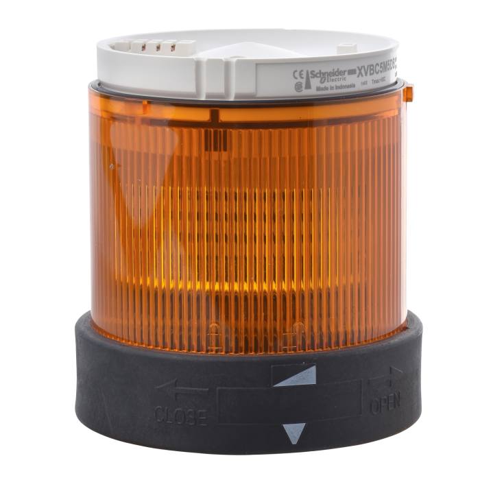 Schneider Electric Harmony XVB Series Amber Flashing Effect Beacon Unit, 230 V ac, Incandescent / LED Bulb, AC, IP65