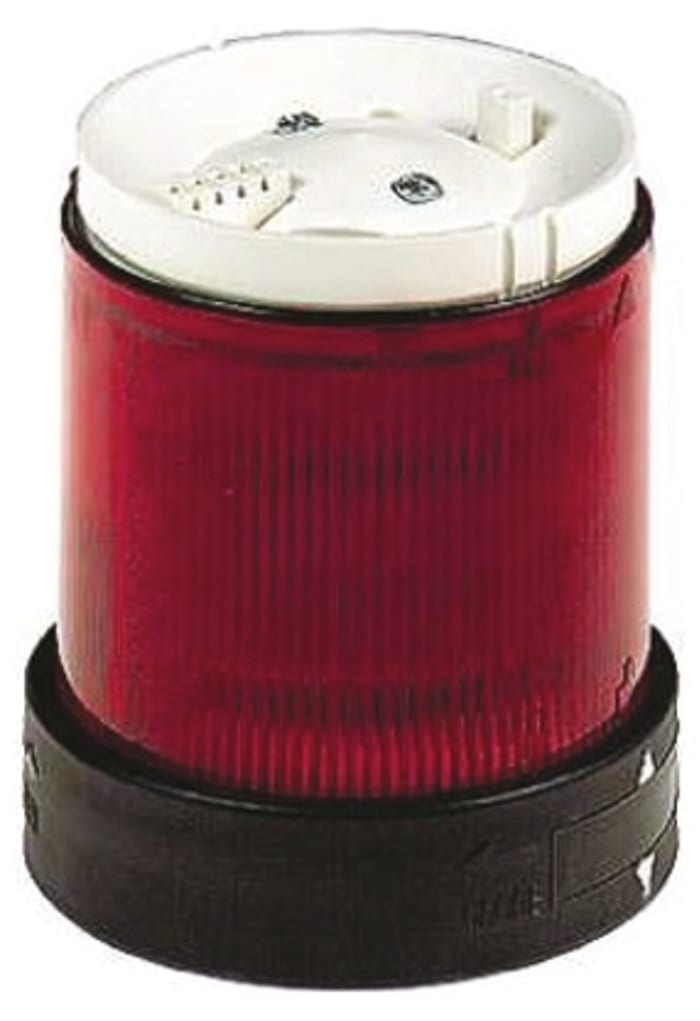 Schneider Electric Harmony XVB Series Red Flashing Effect Beacon Unit, 24 V ac/dc, LED Bulb, AC, DC, IP65