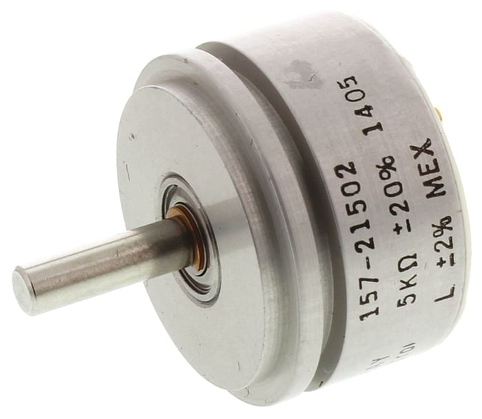 Vishay 157 5kΩ Rotary Potentiometer 1-Gang Servo Mount, 157S502MX