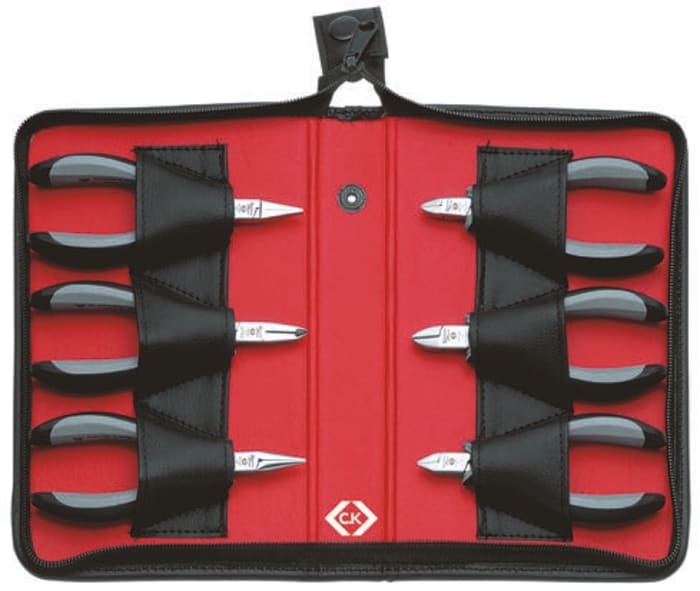 CK 6-Piece Plier Set, ESD, 245 mm Overall