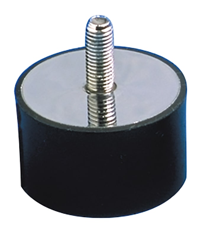 Soporte antivibración Paulstra Hutchinson, Pie amortiguador macho, Ø 25.5mm, alt. 22mm, rosca M8