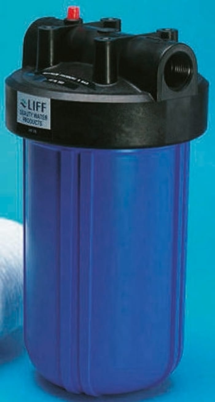 Liff Blue Water Filter Housing, 1in, BSPP, 8 bar