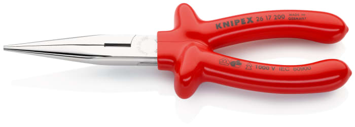 Pince à bec long Knipex, L. (hors tout) 200 mm, L. (mâchoire) 73mm, 1 pièce(s)