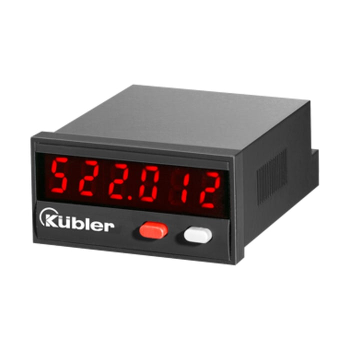 Kubler CODIX 522 Tachometer, 6 Digit LED, 60kHz, 10 → 30 V dc