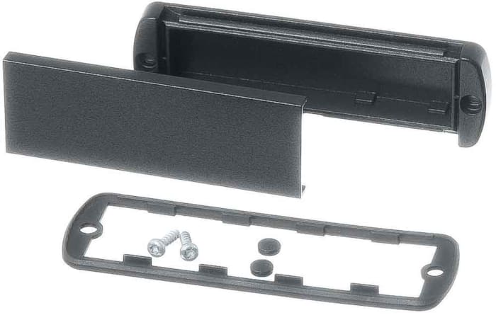 Panneau d'extrémité Bopla, 108.6 x 34.6 x 6.7mm, Noir