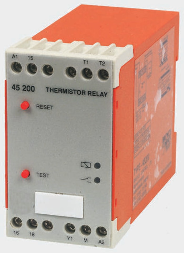 Broyce Control Temperature Monitoring Relay, SPDT, DIN Rail