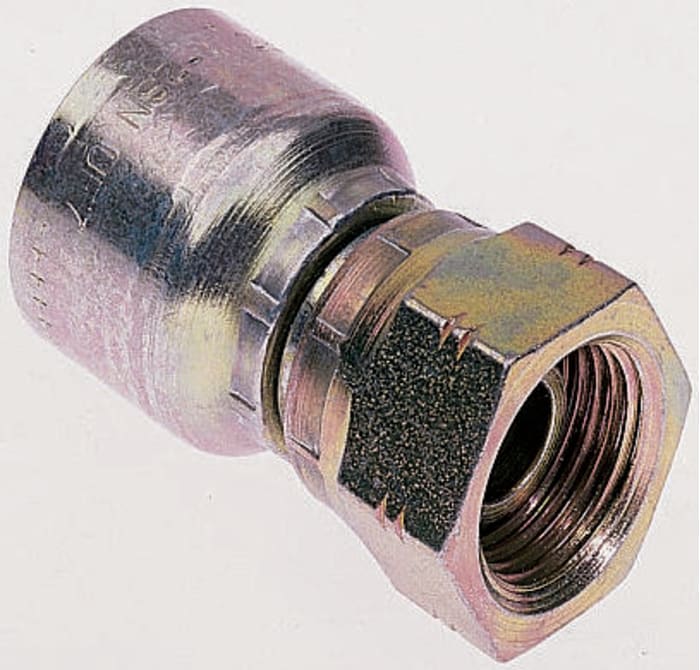 19248-6-6 Parker  BSP 3/8 Female Straight Steel Crimped Hose