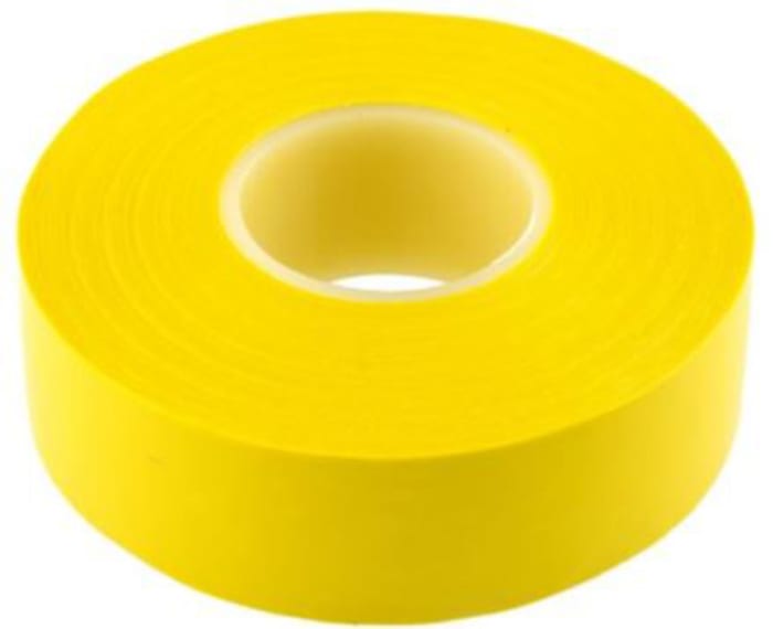 Thomas & Betts Cable Tie, Hook and Loop, 4572mm x 19.1 mm, Yellow Nylon, Pk-1