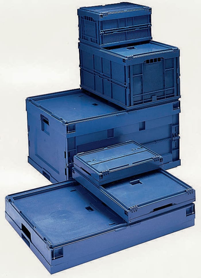 Boite de rangement Verrouillable 40L, 275mm x 350mm x 525mm