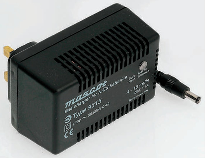 Mascot Battery Pack Charger For NiCd, NiMH 1 → 6 Cell with EURO plug