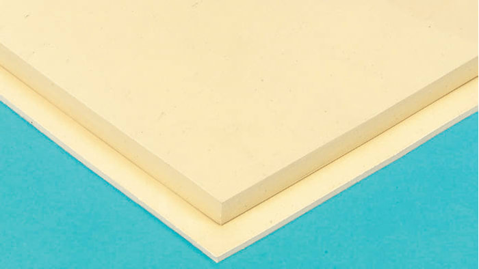 Lámina de caucho de Goma natural Beige RS PRO, densidad 1.1g/cm³, 1m x 1m x 6mm