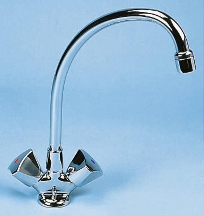 Robinet mitigeur pour lavabo Delabie, Bouton