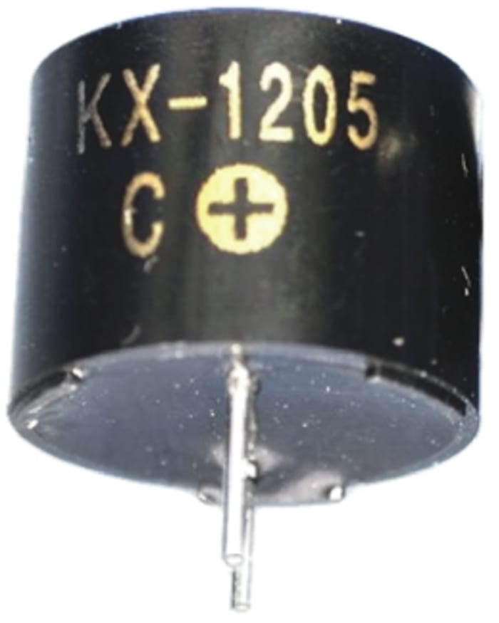 Kingstate 85dB Through Hole Continuous Internal Buzzer, 12 x 9.5mm, 3V dc Min, 7V dc Max