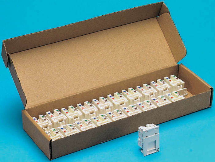 Molex Premise Networks MOD-SNAP Series Female RJ45 Connector, Cat5e, UTP Shield