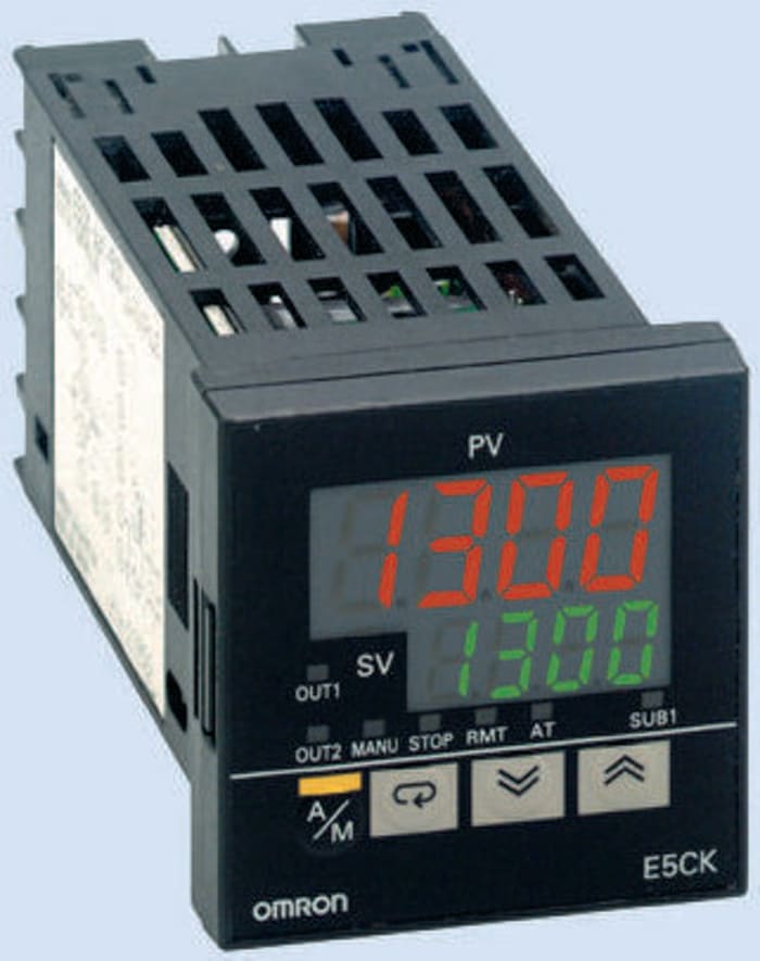 Omron PID Temperature Controller, 53 x 53mm, 1 Output, 100 V ac, 240 V ac Supply Voltage ON/OFF