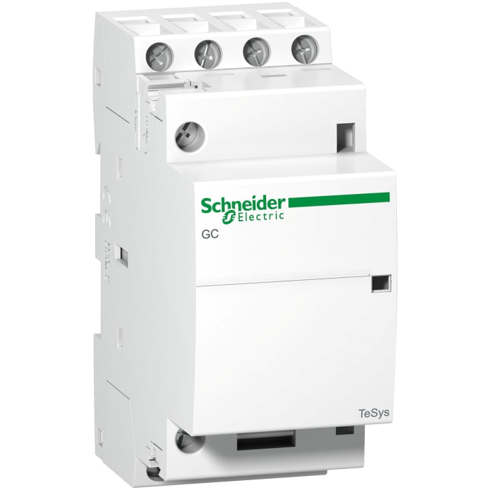 Contacteur Schneider Electric série GC25, 4 pôles , 2 N/O + 2 N/F, 25 A, 230 V c.a.