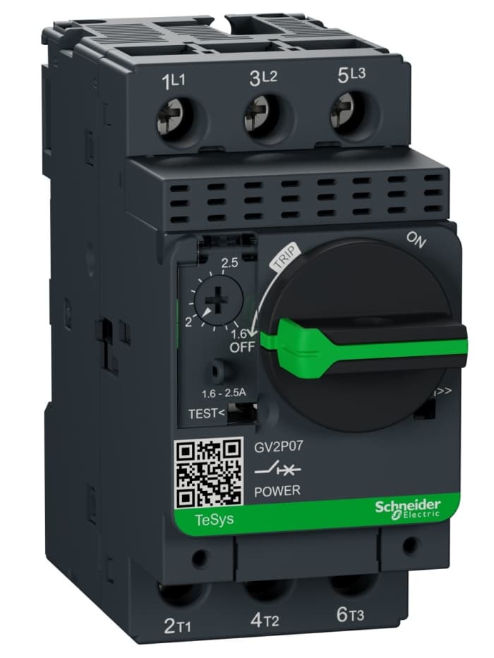 Schneider Electric 1.6 → 2.5 A TeSys Motor Protection Circuit Breaker