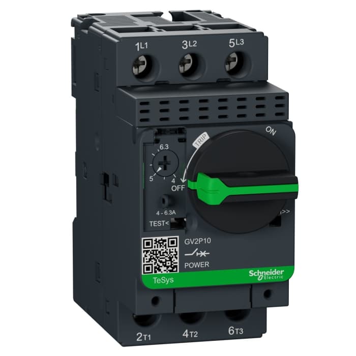 Schneider Electric 4 → 6.3 A TeSys Motor Protection Circuit Breaker