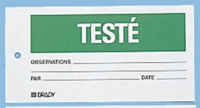 Brady Pre-Printed 148 x 75 Label. Quantity: 10