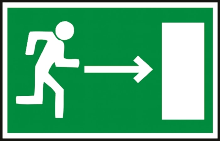 EMERGENCY EXIT SIGN
