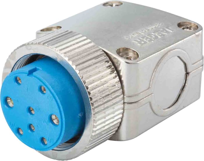 Jaeger Circular Connector, 12 Contacts, Cable Mount, Female