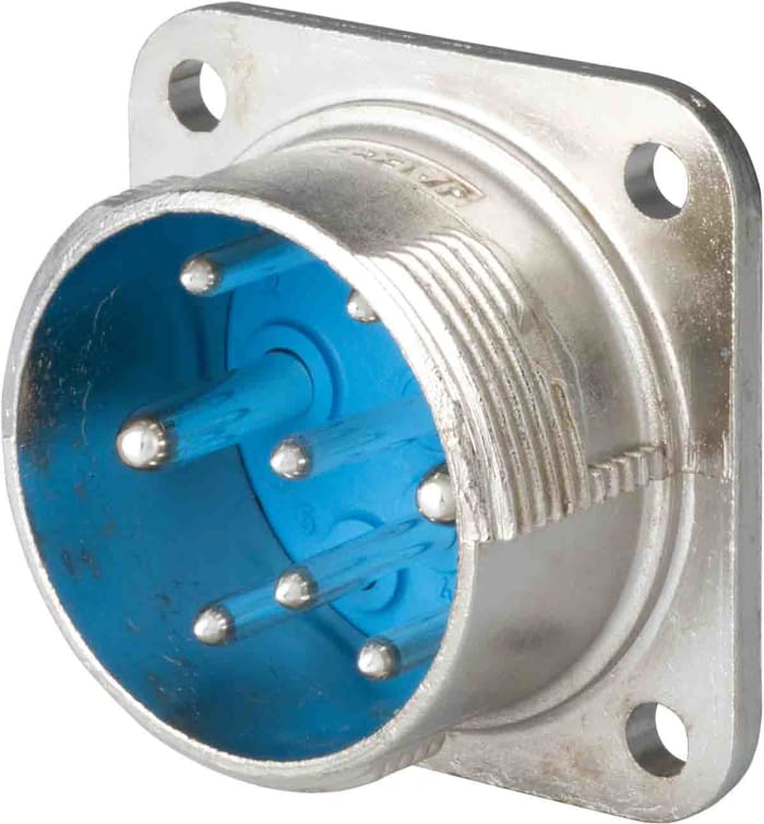 Jaeger Circular Connector, 12 Contacts, Panel Mount, Male